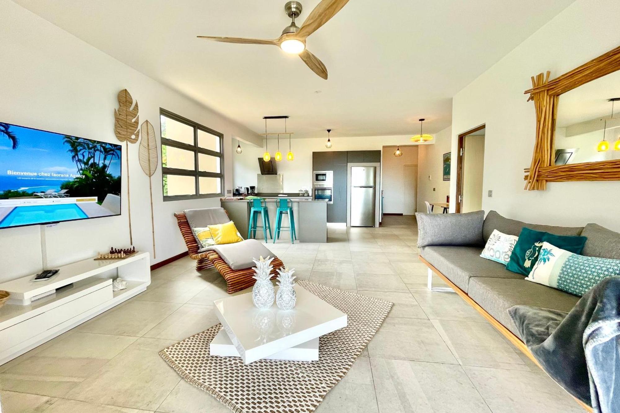 Manuia Luxury Apartment - Tahiti Punaauia -Wi-Fi Netflix Pool & Gym Екстер'єр фото